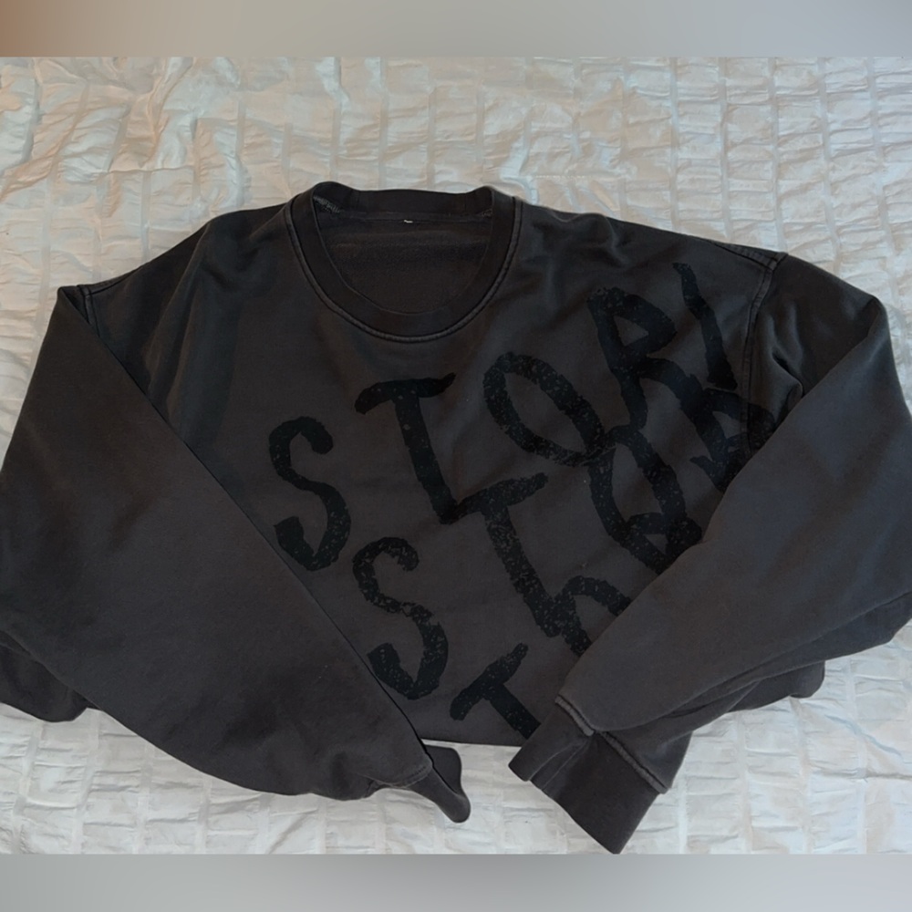 Stori Men’s Black Graphic Sweatshirt